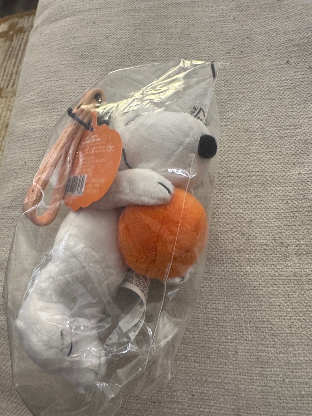 Starbucks Peanuts collection bag charm